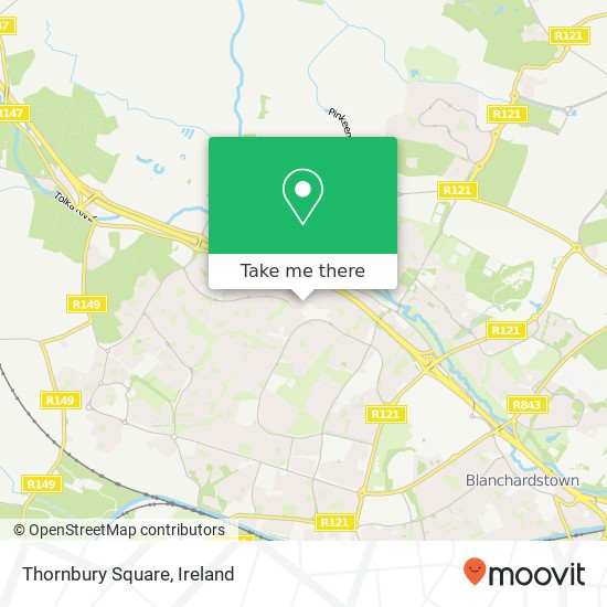 Thornbury Square map