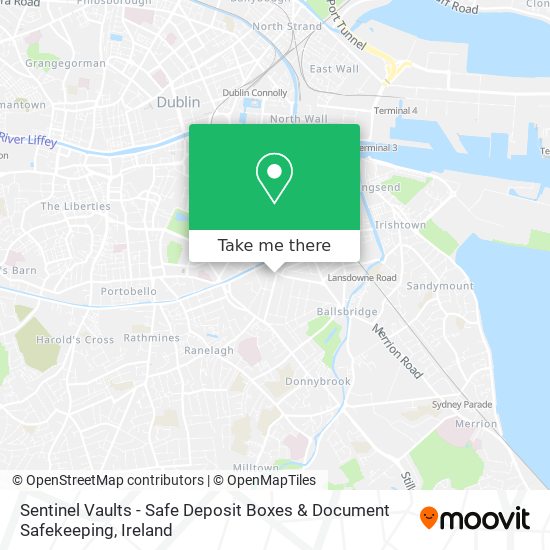 Sentinel Vaults - Safe Deposit Boxes & Document Safekeeping map