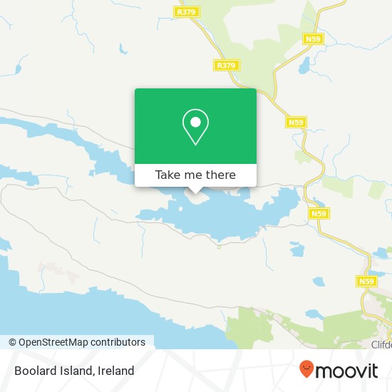 Boolard Island map