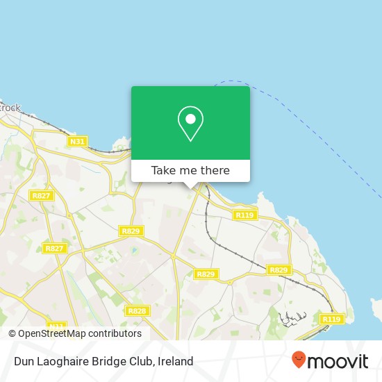 Dun Laoghaire Bridge Club plan