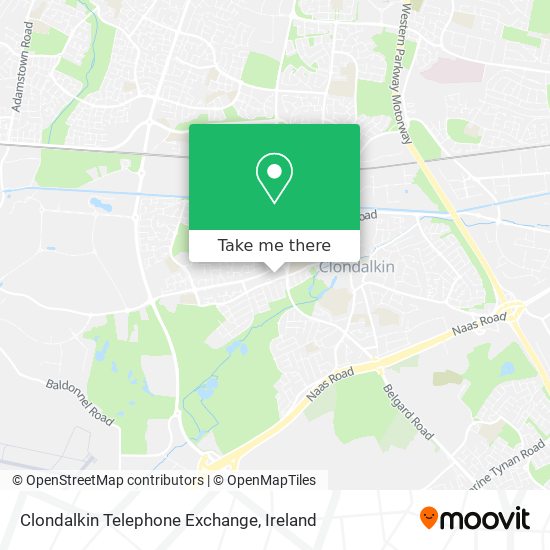 Clondalkin Telephone Exchange map