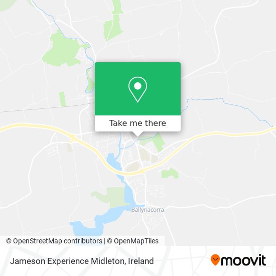 Jameson Experience Midleton map