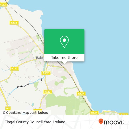 Fingal County Council Yard map