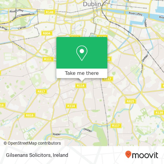 Gilsenans Solicitors map