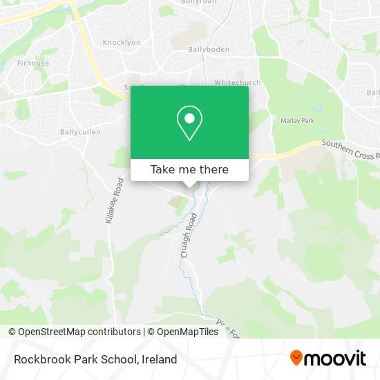 Rockbrook Park School map