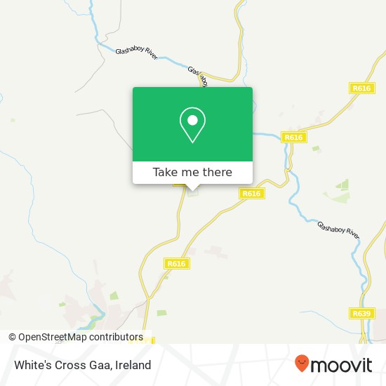 White's Cross Gaa map