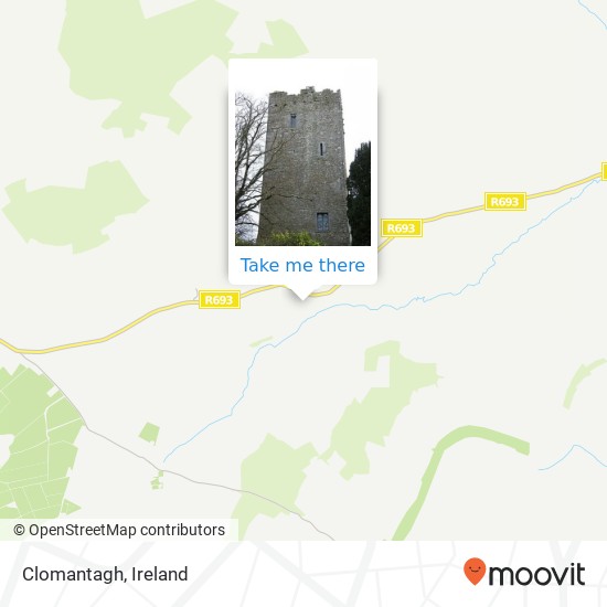 Clomantagh map