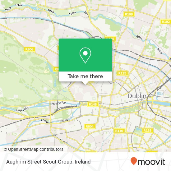 Aughrim Street Scout Group map