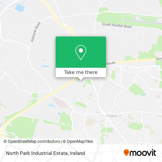 North Park Industrial Estate map