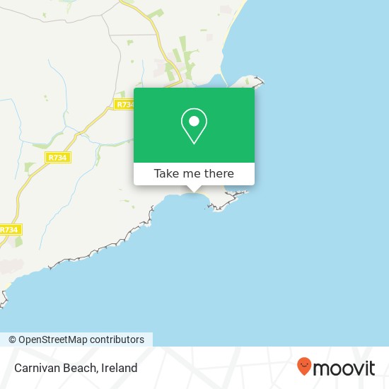 Carnivan Beach map