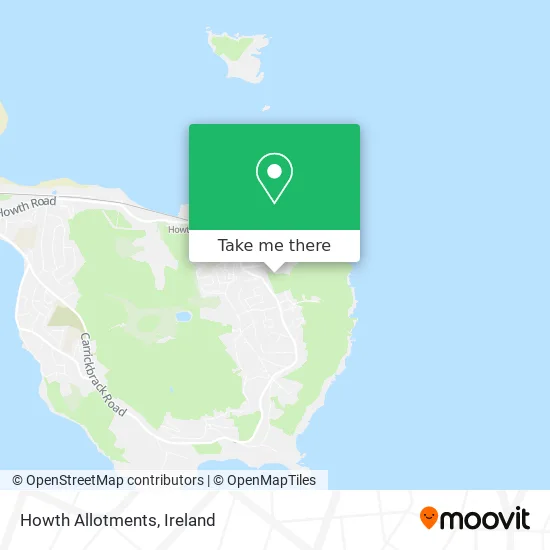 Howth Allotments map
