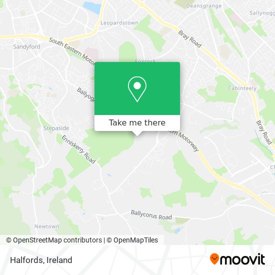 Halfords map