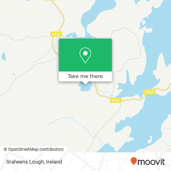 Sraheens Lough map