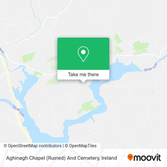Aghinagh Chapel (Ruined) And Cemetery map