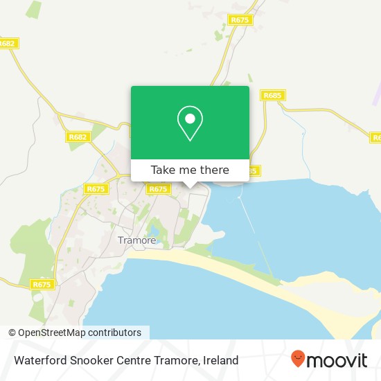Waterford Snooker Centre Tramore map