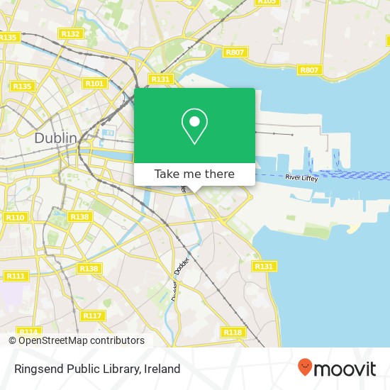 Ringsend Public Library map