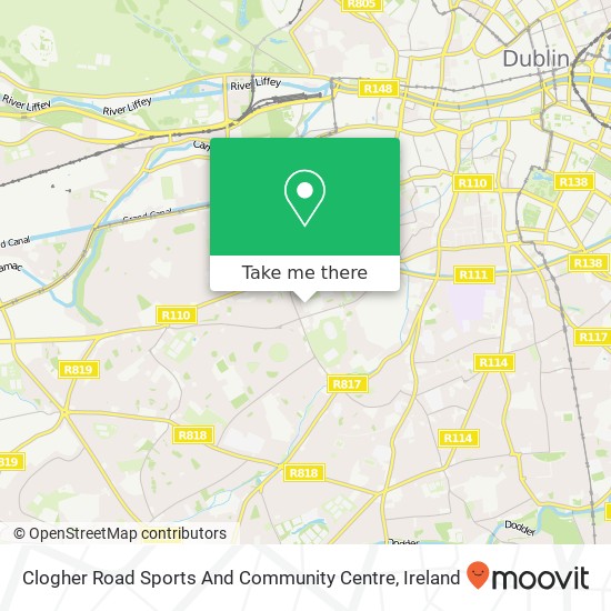 Clogher Road Sports And Community Centre map