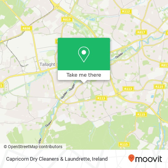 Capricorn Dry Cleaners & Laundrette map