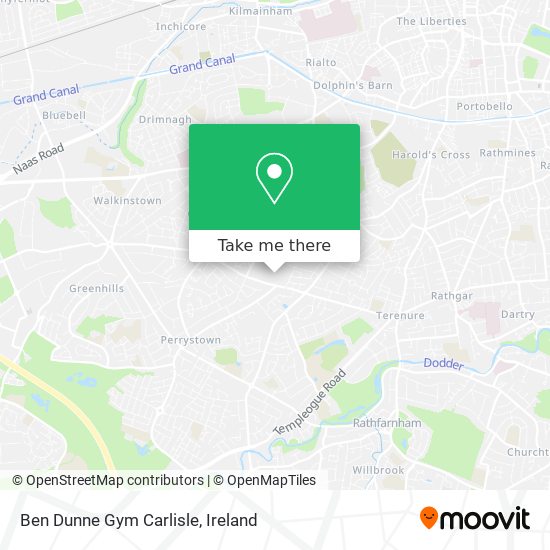 Ben Dunne Gym Carlisle map