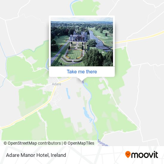 Adare Manor Hotel map