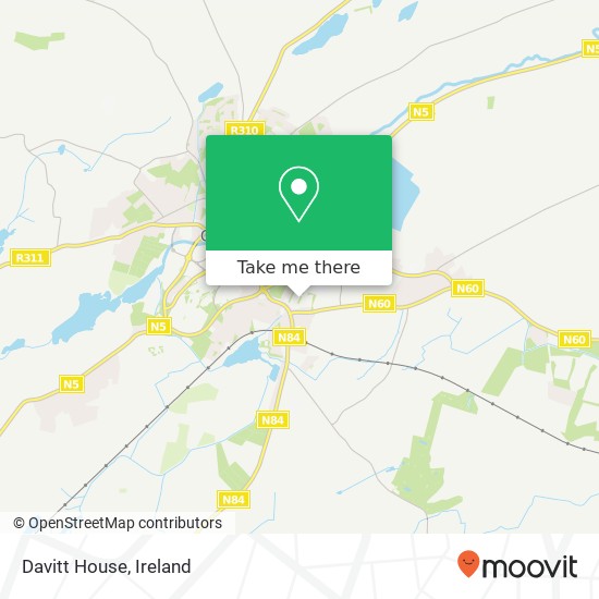 Davitt House map
