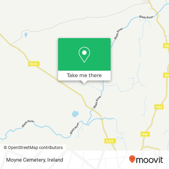 Moyne Cemetery map