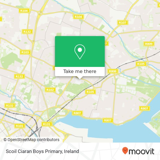 Scoil Ciaran Boys Primary map