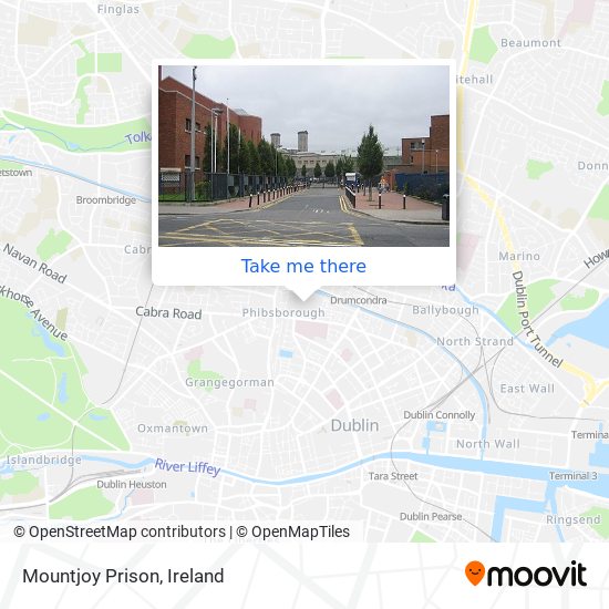 Mountjoy Prison map
