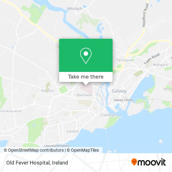 Old Fever Hospital map