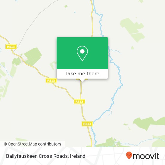 Ballyfauskeen Cross Roads map