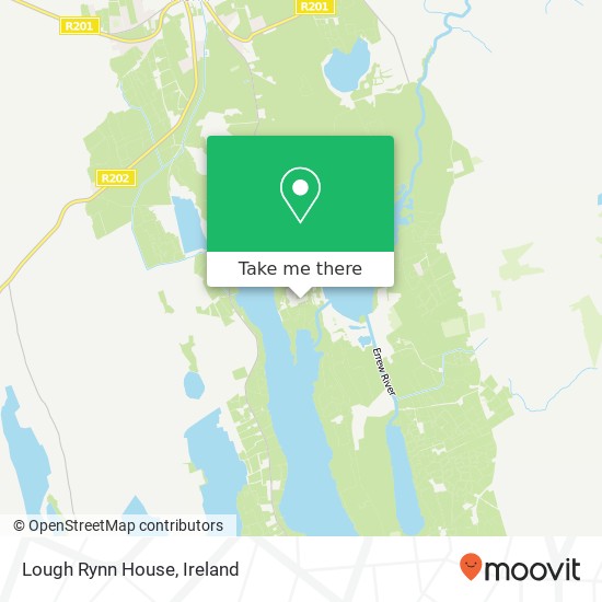 Lough Rynn House map