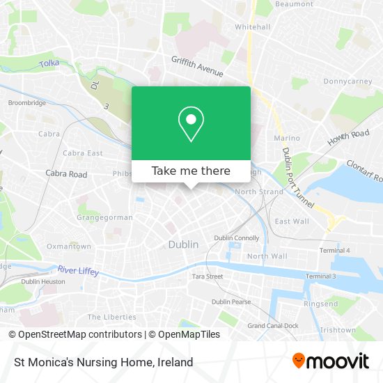 St Monica's Nursing Home map