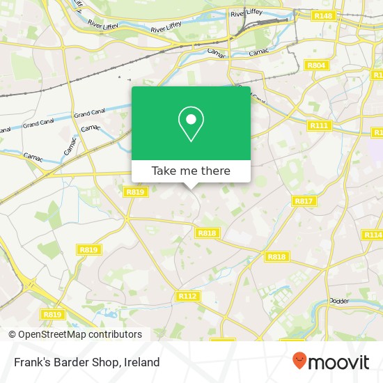 Frank's Barder Shop map