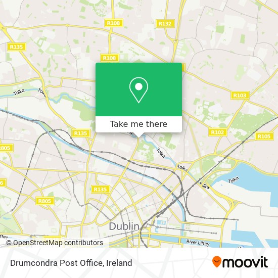 Drumcondra Post Office map