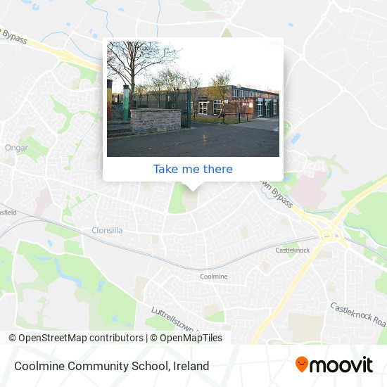 Coolmine Community School map