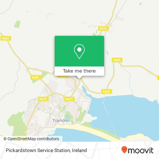 Pickardstown Service Station map