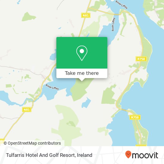 Tulfarris Hotel And Golf Resort map
