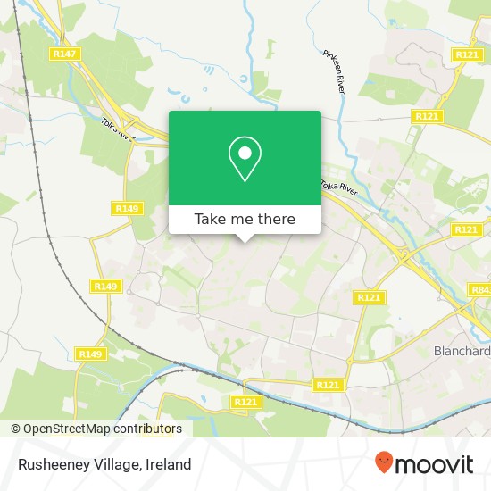 Rusheeney Village map