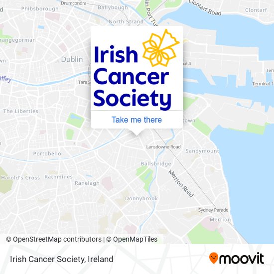 Irish Cancer Society map