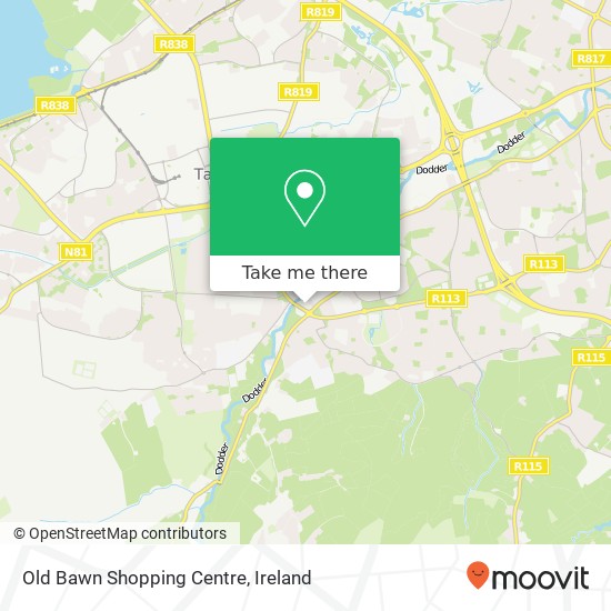 Old Bawn Shopping Centre map
