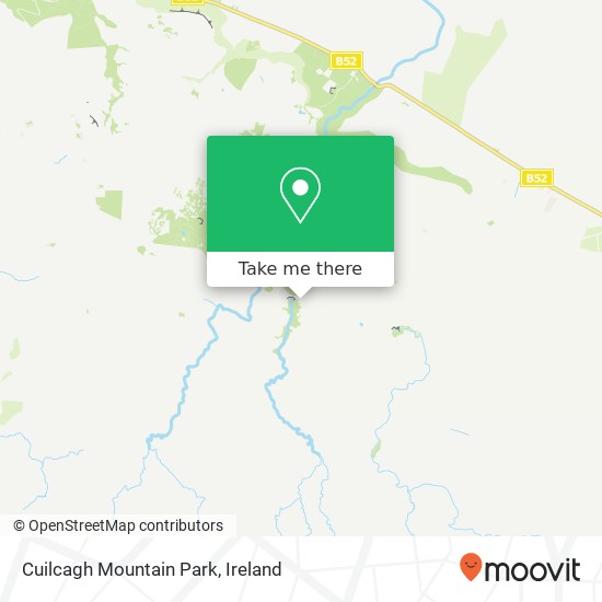 Cuilcagh Mountain Park map