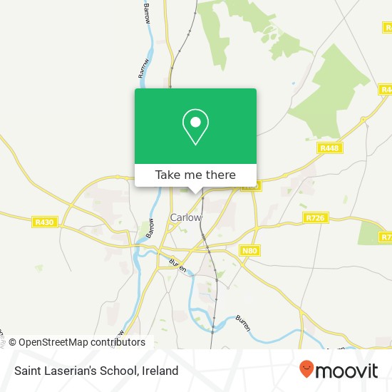 Saint Laserian's School map