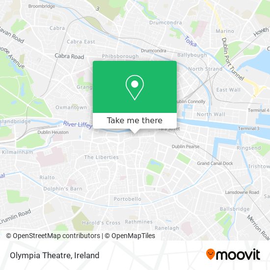 Olympia Theatre map