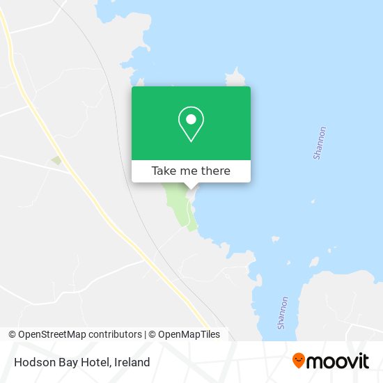 Hodson Bay Hotel map