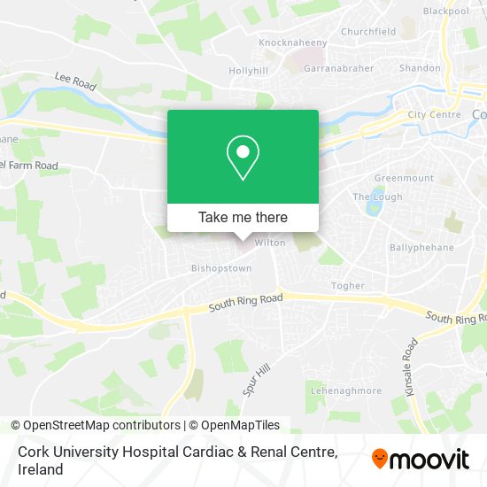 Cork University Hospital Cardiac & Renal Centre map