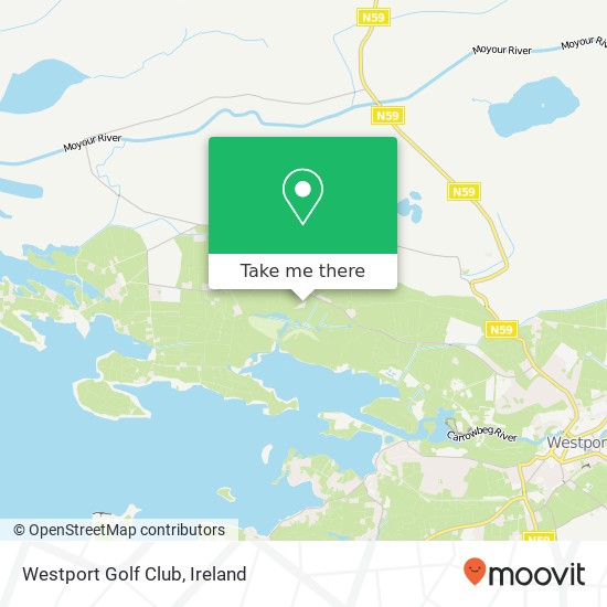 Westport Golf Club map