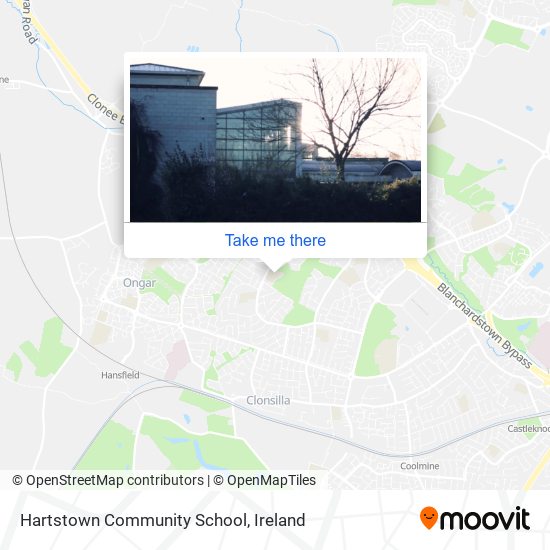 Hartstown Community School map