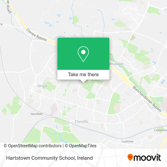 Hartstown Community School map
