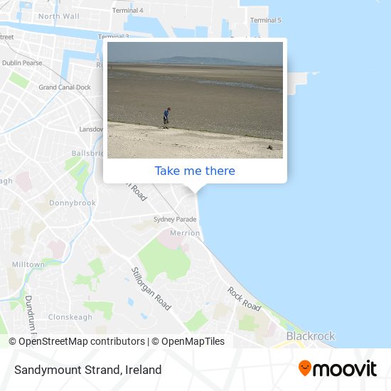 Sandymount Strand map