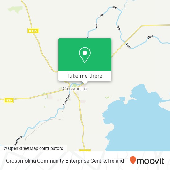 Crossmolina Community Enterprise Centre map